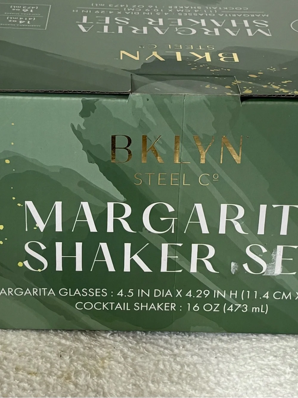 Green Margarita Shaker Set - 3 Piece